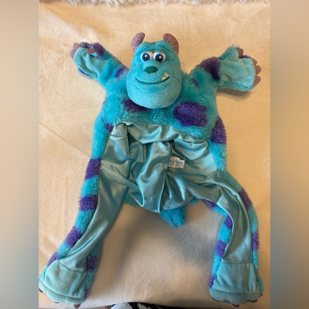 Monsters Inc Tokyo Disney Sulley Ears Flapper Hat Sulley's hand moves rare